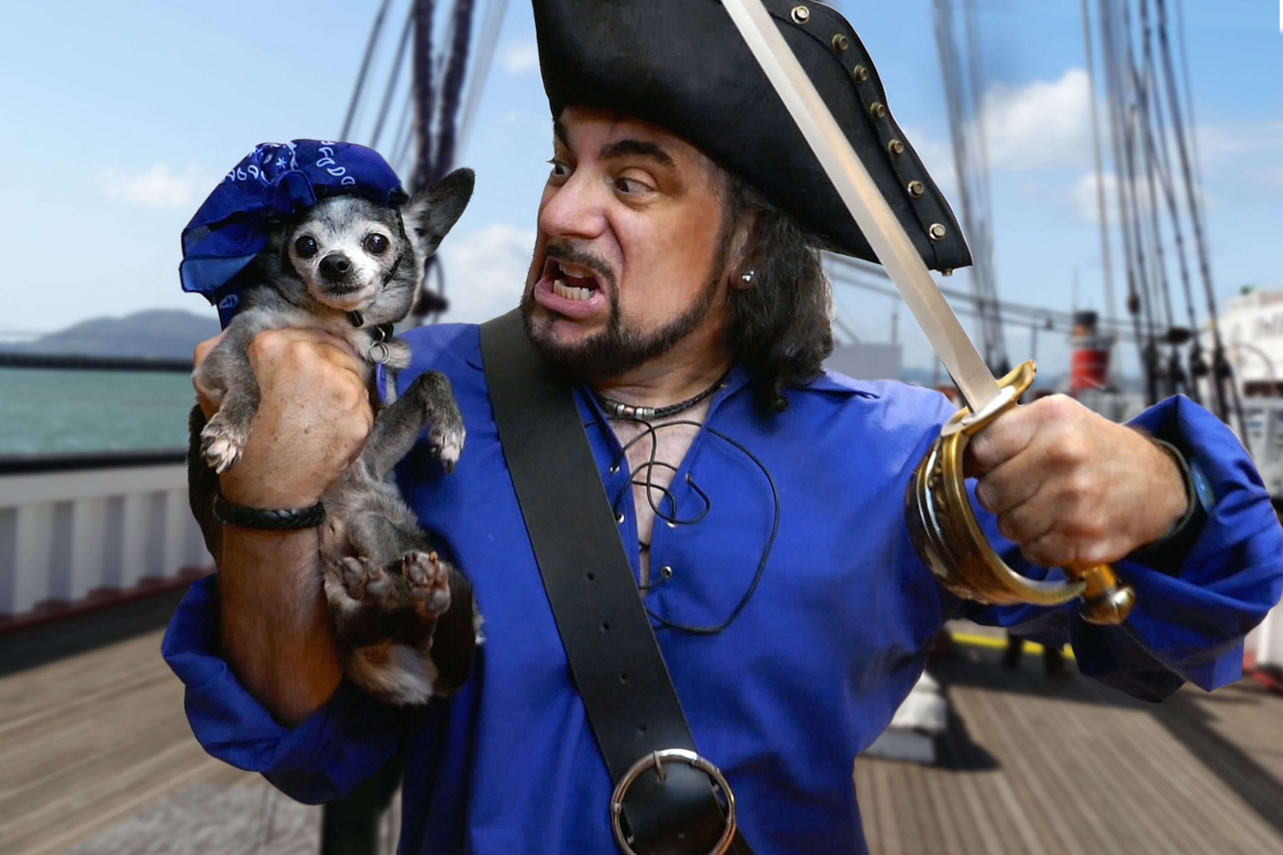 Cap'n Jim threatens Cheecho