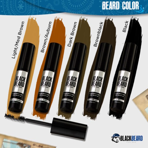 Brush-on Beard Color variation Brush-on Beard Color variation