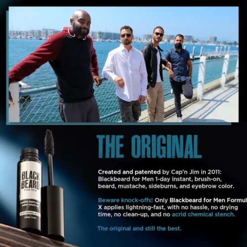 The original the original Blackbeard for men brush-on beard color