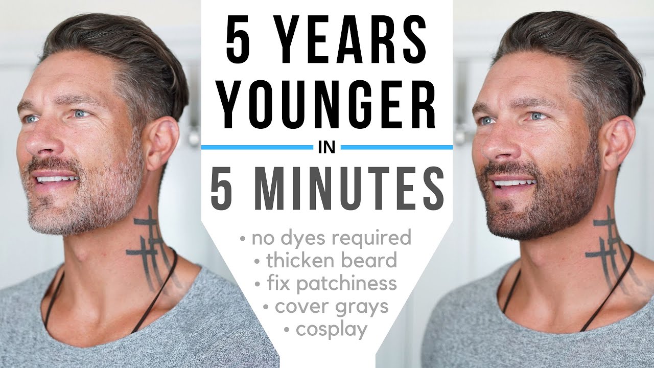 Blackbeard for men can make you look 5-years younger