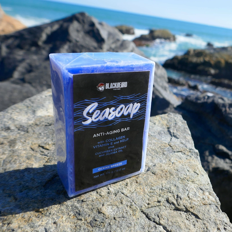 Blackbeard for Men Seasoap on the rocks