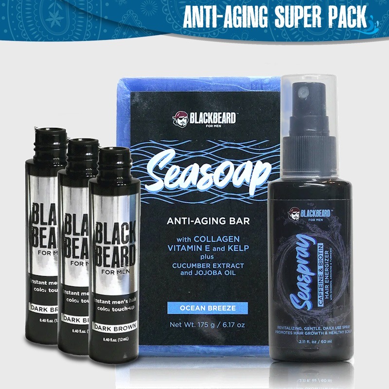 Blackbeard For Men Anti-Aging Super Pack