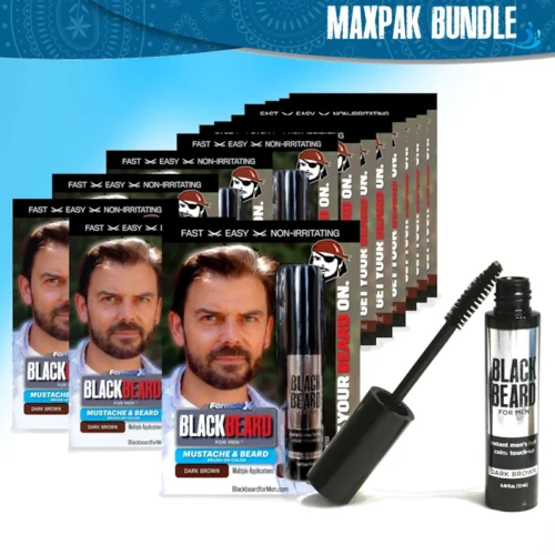 brush-on beard color Max Pak