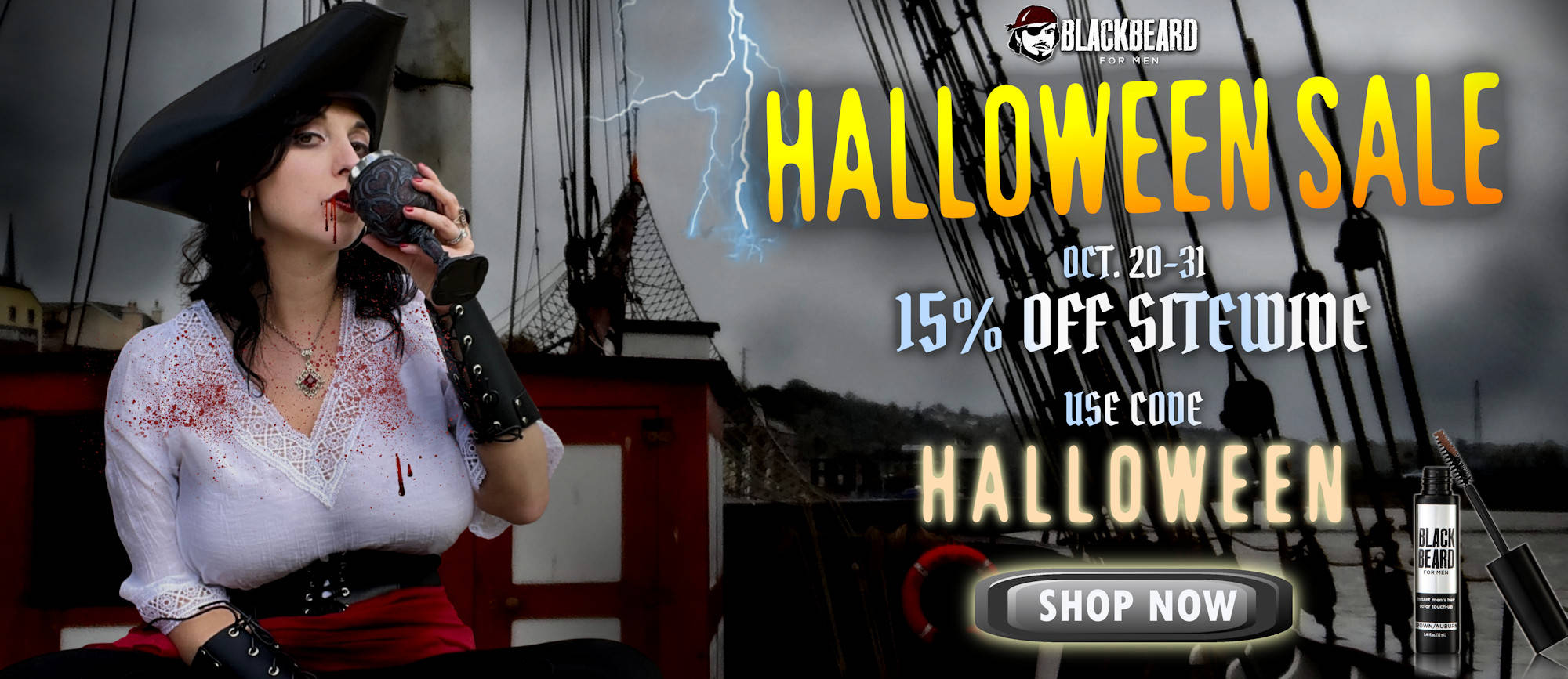 Blackbeard For Men Halloween Sale 2025