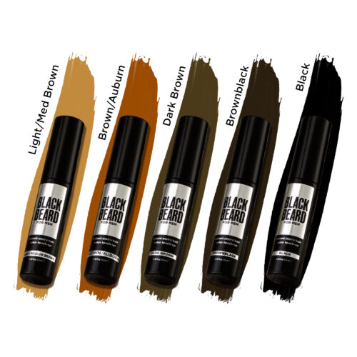 Blackbeard For Men Brush-on Beard Colors